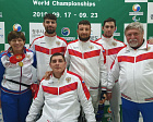 Сборная команда России завоевала 3 золотые, 5 серебряных и 7 бронзовых медалей и заняла 2 место в общекомандном зачете на чемпионате мира по фехтованию на колясках в Корее