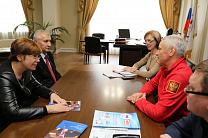П.А. Рожков в офисе ПКР провел рабочую встречу с Е.Б. Белкиной и Х.Б. Исмаиловым