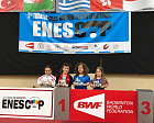 1 серебряную и 3 бронзовые медали завоевали российские парабадминтонисты на международных соревнованиях - 5th Turkish Para-Badminton International - ENESCUP 2019