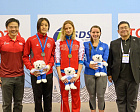 4 золотые, 4 серебряные, 5 бронзовых медалей завоевала сборная команда России по плаванию спорта лиц с ПОДА и ЛИН в 5-м турнире мировой серии в г. Сингапуре