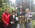 Наталья Мартьянова завоевала три золотые медали и специальный приз на международных соревнованиях по конному спорту в Италии