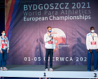 27 золотых, 18 серебряных и 14 бронзовых медалей завоевала сборная России по итогам четырех дней чемпионата Европы по легкой атлетике МПК