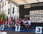 Российские спортсмены завоевали 1 золотую, 6 серебряных и 3 бронзовые медали на чемпионате мира по велоспорту среди лиц с ПОДА и нарушением зрения в Италии